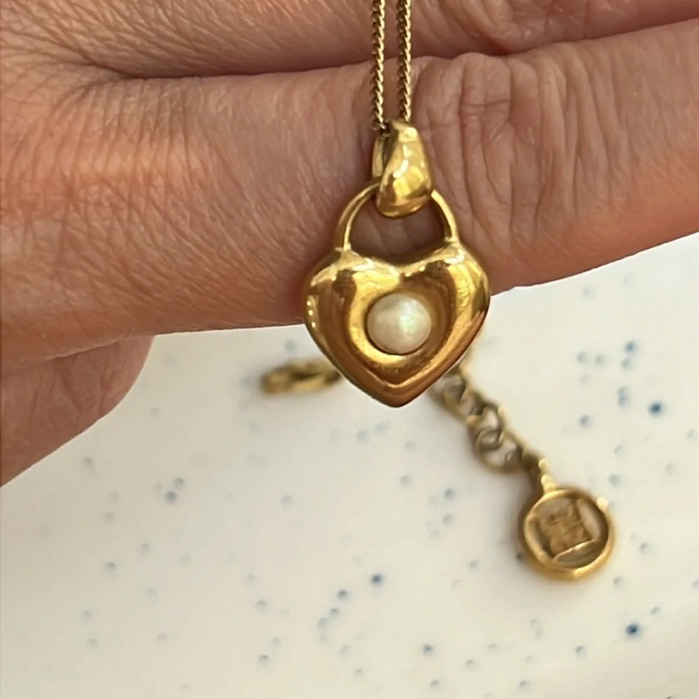 Givenchy Heart Locket Dual Sided Necklace - Picture 7 of 7